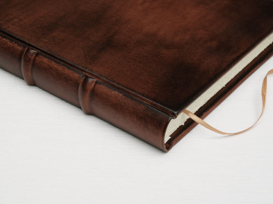 Rustic Wedding Guest Book Leather Mediumproduct image #2