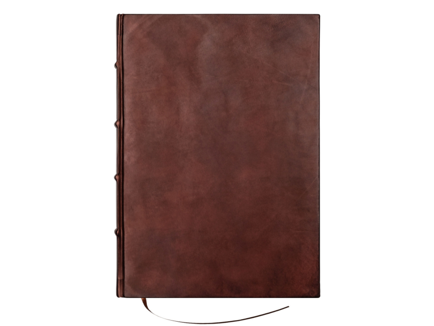 Rustic Wedding Guest Book Leather Largeproduct image #1