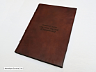 Rustic Wedding Guest Book Leather Largeproduct thumbnail #4