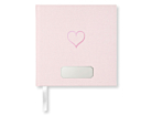 Wedding Guest Book Pink Heart Squareproduct thumbnail #1