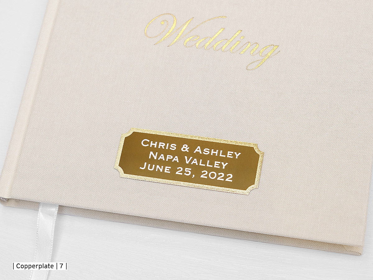 Wedding Guest Book Off White Squareproduct zoom image #3